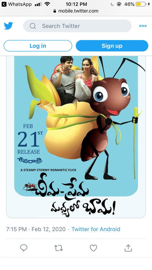 The Ant - The Love and The Girl in Between (2020) movie poster
