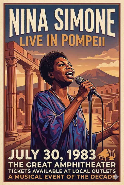 Nina Simone - Live in Pompeii (1983) movie poster