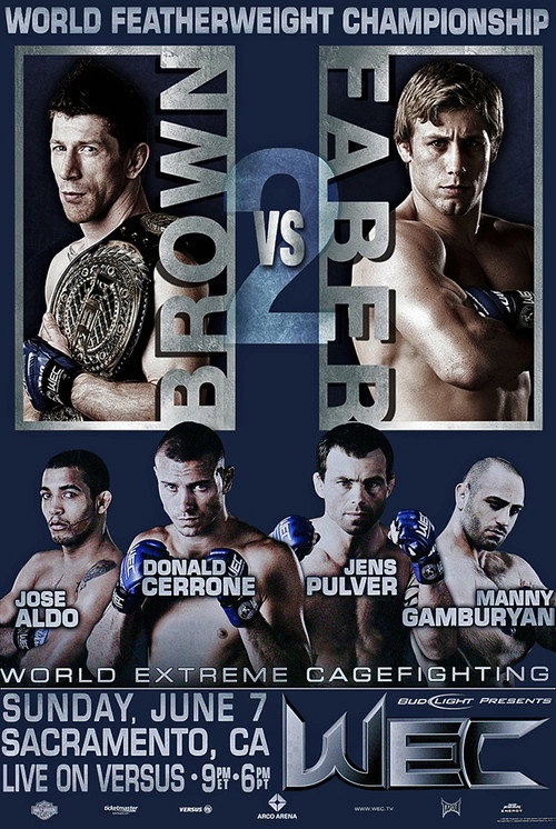 WEC 41: Brown vs. Faber 2 (2009) movie poster