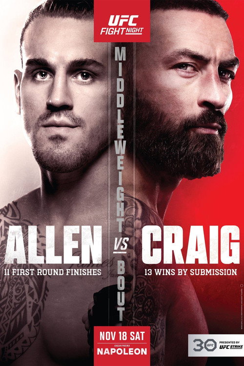 UFC Fight Night 232: Allen vs. Craig (2023) movie poster
