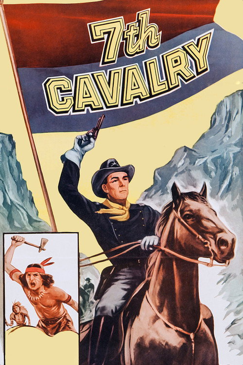7th Cavalry (1956) movie poster