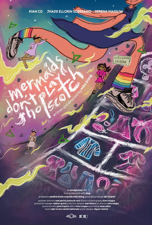 mermaids don't play hopscotch (2024) movie poster