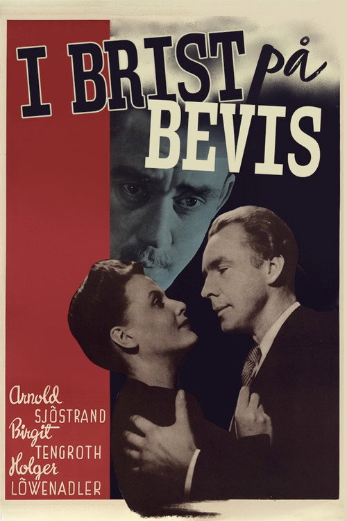 I brist på bevis (1943) movie poster