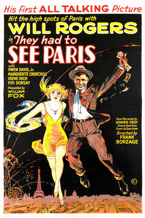 They Had to See Paris (1929) movie poster
