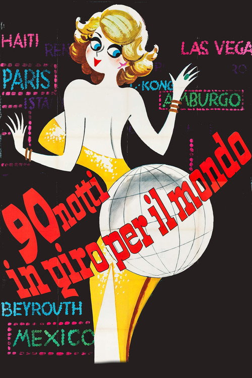 90 Nights Around the World (1963) movie poster