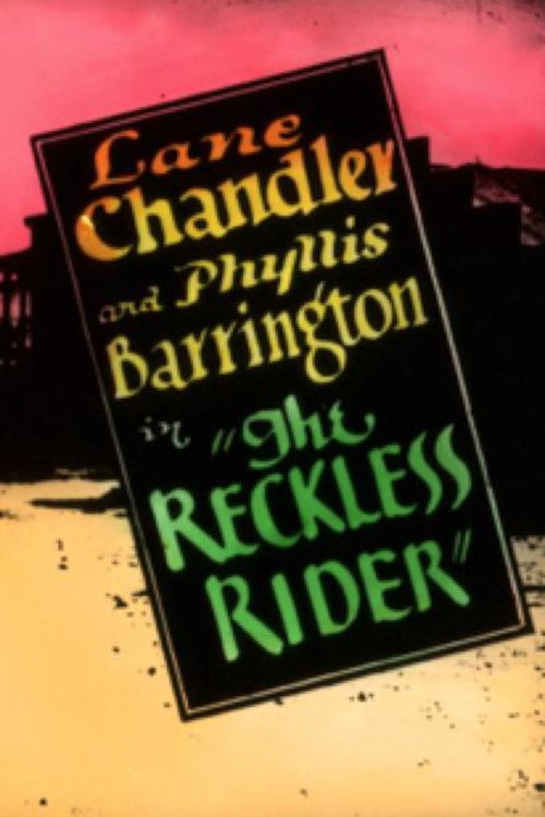 The Reckless Rider (1932) movie poster