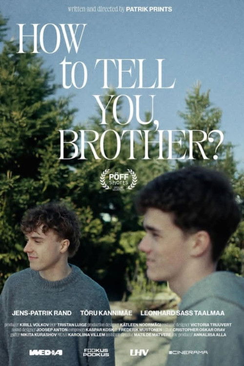 How to Tell You, Brother (2025) movie poster