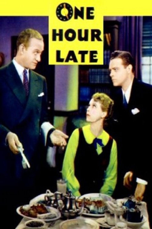 One Hour Late (1934) movie poster