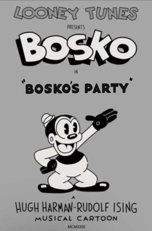 Bosko's Party (1932) movie poster