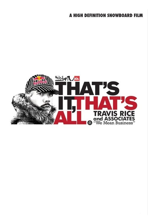 That's It, That's All (2008) movie poster