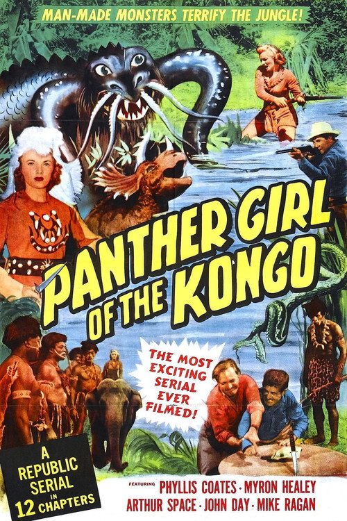 Panther Girl of the Kongo (1955) movie poster