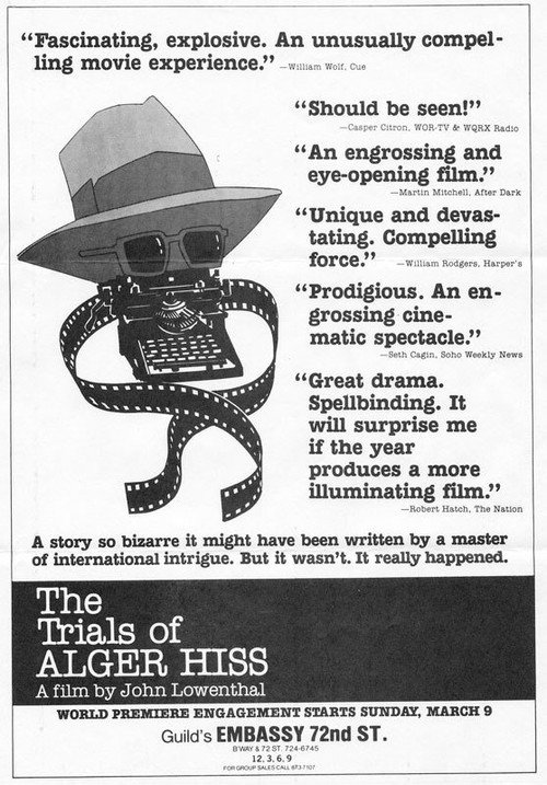 The Trials of Alger Hiss (1980) movie poster