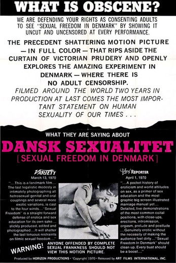 Sexual Freedom in Denmark (1970) movie poster