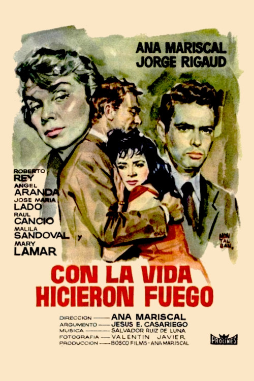 Con la vida hicieron fuego (1959) movie poster
