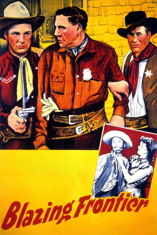Blazing Frontier (1943) movie poster