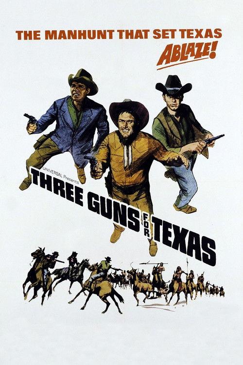 Three Guns for Texas (1968) movie poster
