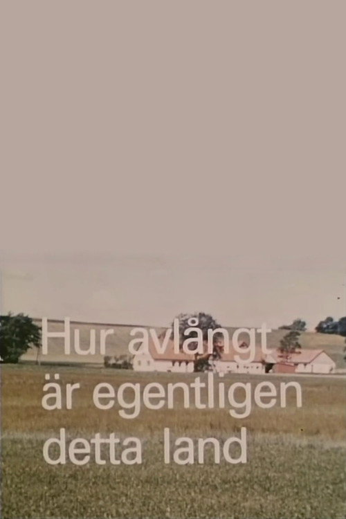 Hur avlångt är egentligen detta land? (1971) movie poster