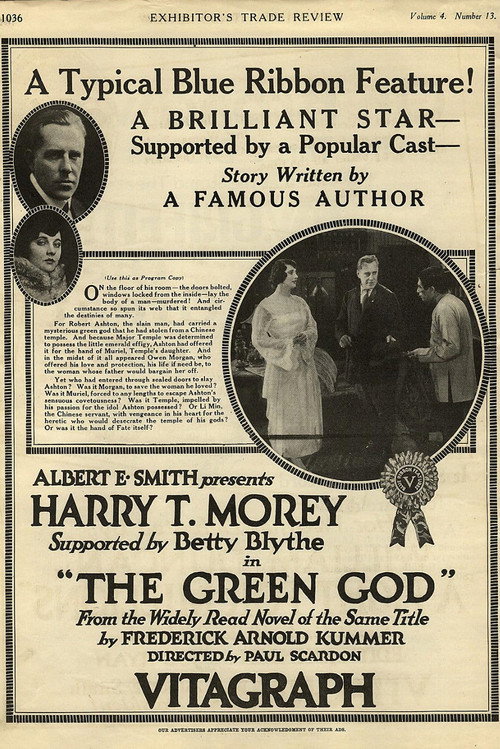 The Green God (1918) movie poster