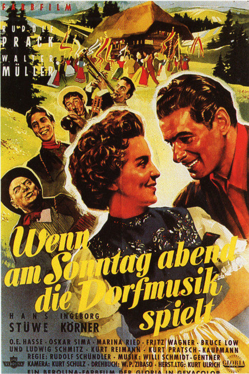 When the Village Music Plays on Sunday Nights (1953) movie poster