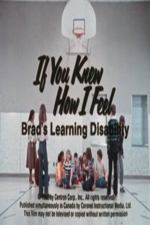 If You Knew How I Feel: Brad's Learning Disability (1982) movie poster