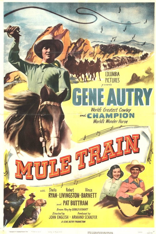 Mule Train (1950) movie poster