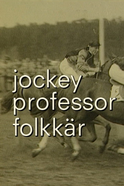 Jockey, professor och folkkär målare (1998) movie poster