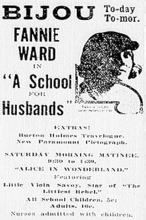A School for Husbands (1917) movie poster