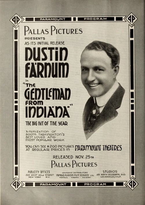 The Gentleman from Indiana (1915) movie poster