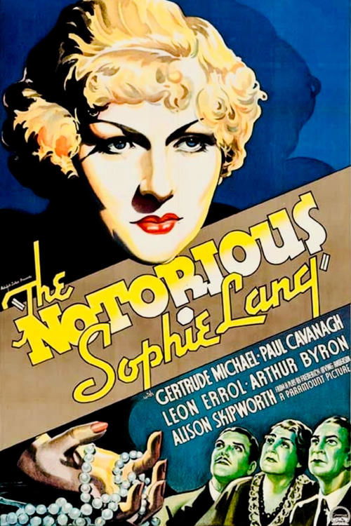 The Notorious Sophie Lang (1934) movie poster