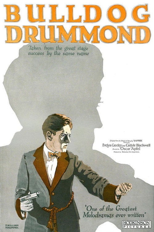 Bulldog Drummond (1922) movie poster