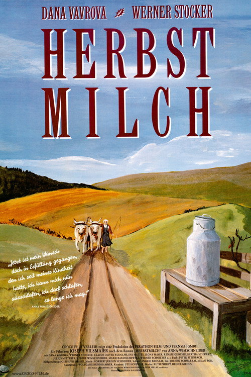 Autumn Milk (1989) movie poster