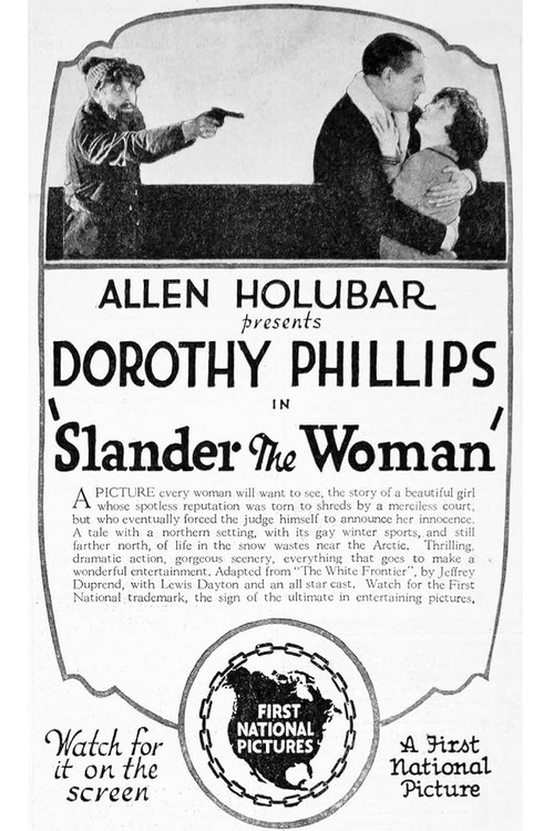 Slander the Woman (1923) movie poster