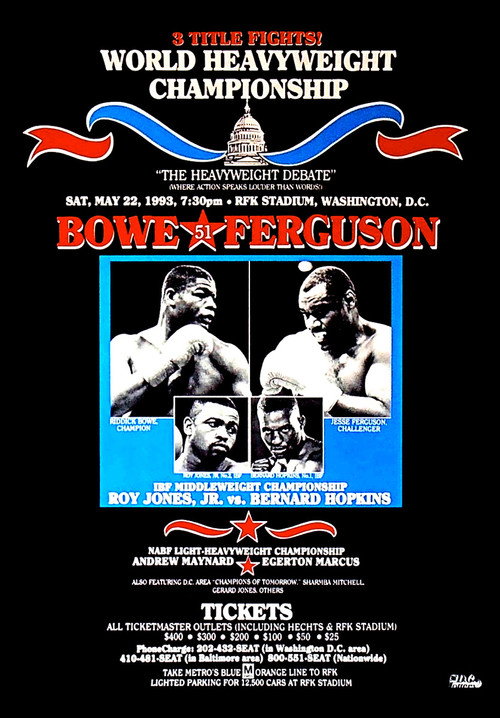 Riddick Bowe vs. Jesse Ferguson (1993) movie poster