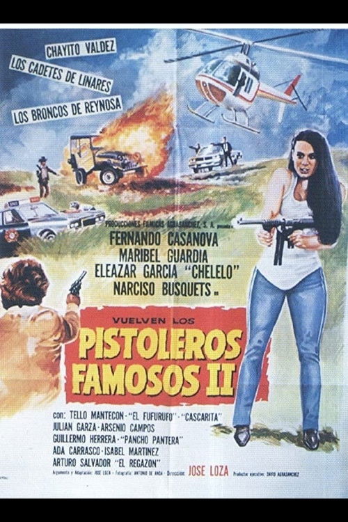 Pistoleros Famosos II (1986) movie poster