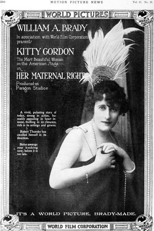 Her Maternal Right (1916) movie poster