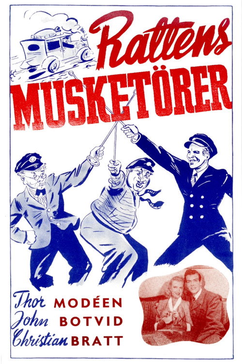 Rattens musketörer (1945) movie poster