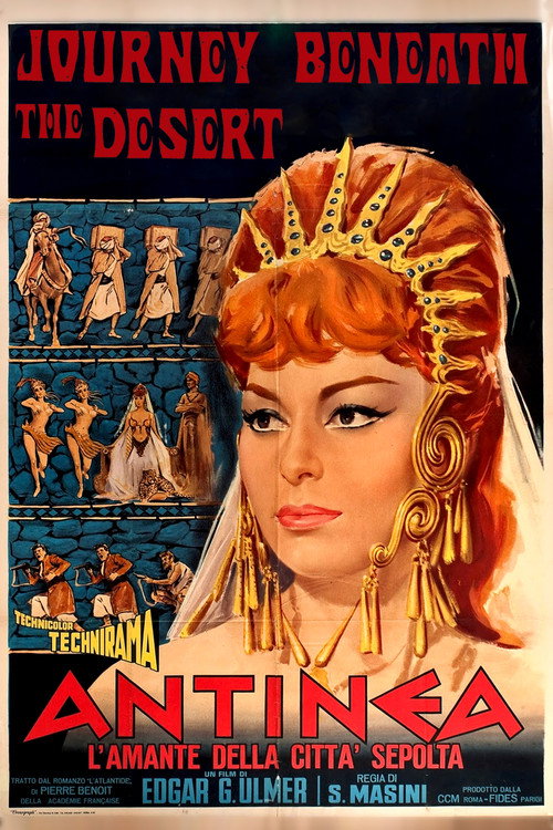 Journey Beneath the Desert (1961) movie poster
