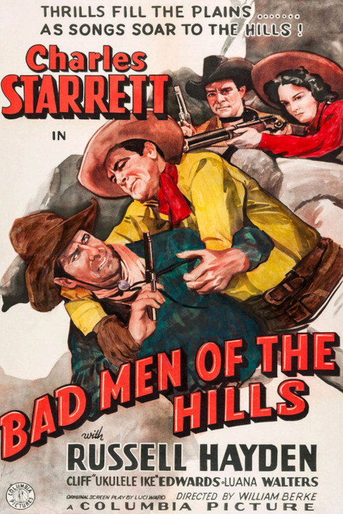 Bad Men of the Hills (1942) movie poster