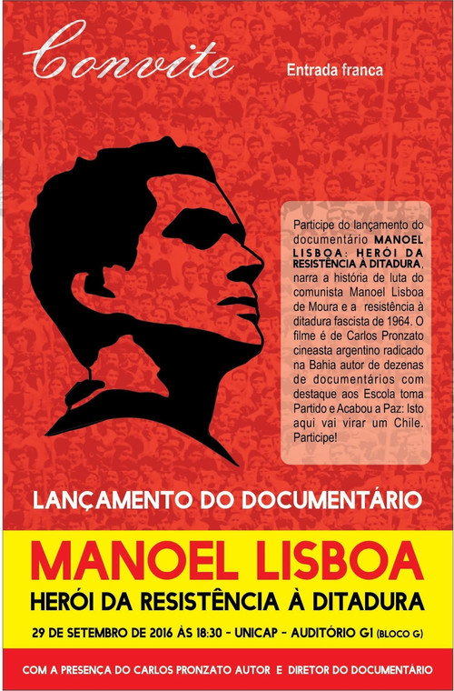 Manoel Lisboa: Herói da Resistência à Ditadura (2016) movie poster