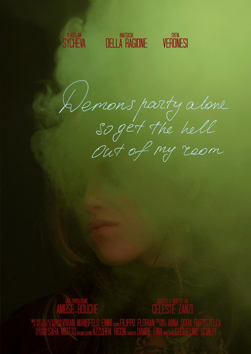 Demons party alone so get the hell out of my room (2025) movie poster