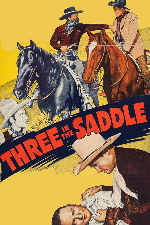 Three in the Saddle (1945) movie poster