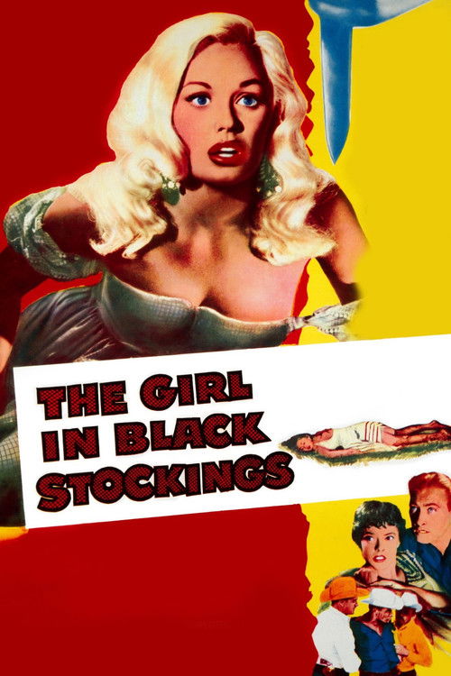 The Girl in Black Stockings (1957) movie poster