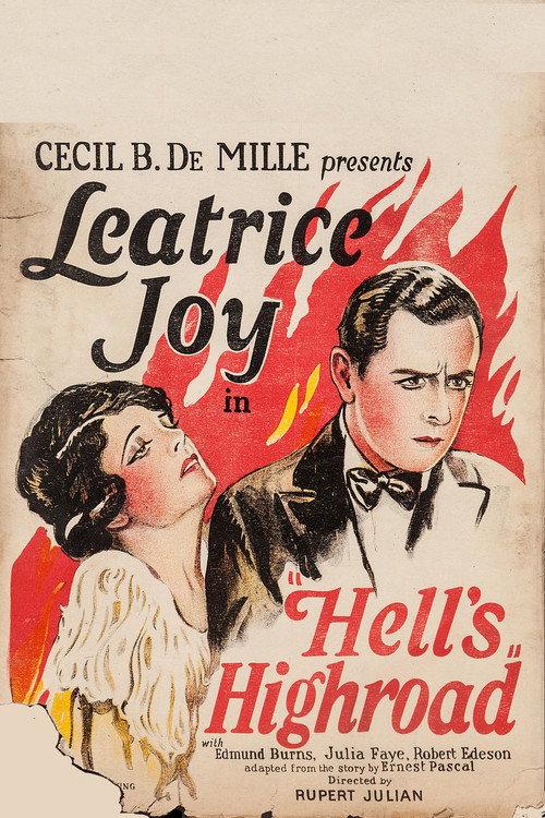 Hell's Highroad (1925) movie poster