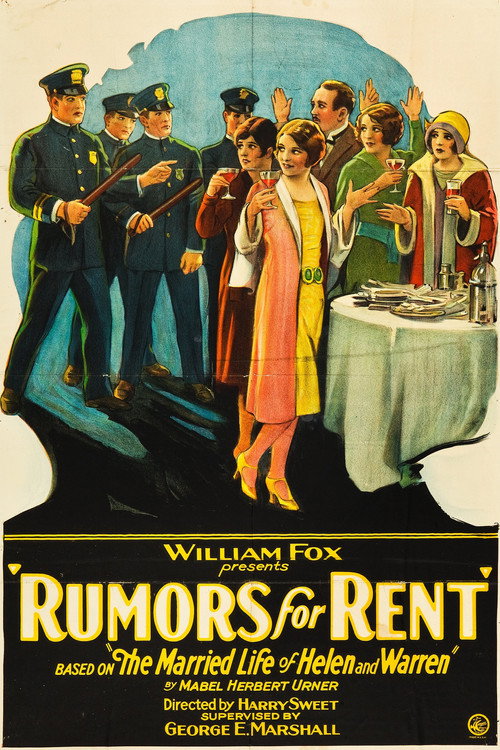 Rumors for Rent (1927) movie poster