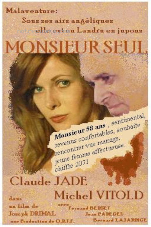 Monsieur seul (1974) movie poster