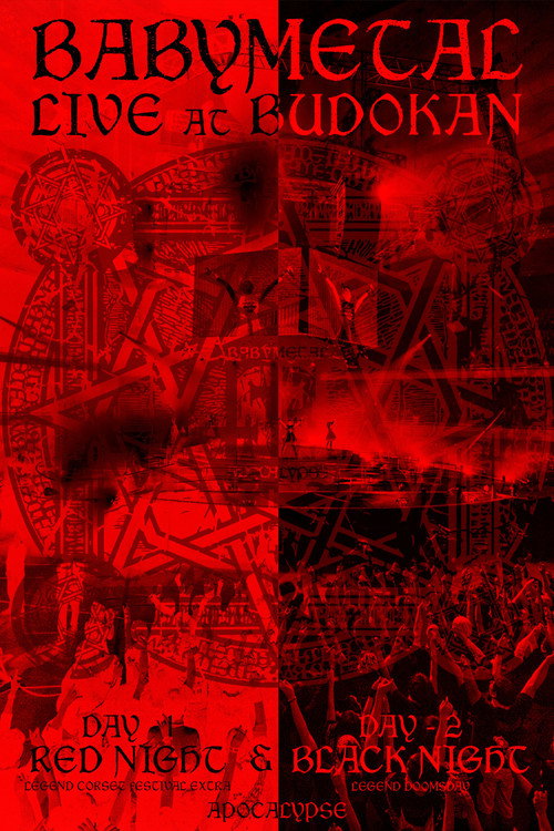 BABYMETAL - Live at Budokan ～Red Night ＆ Black Night Apocalypse～ (2015) movie poster