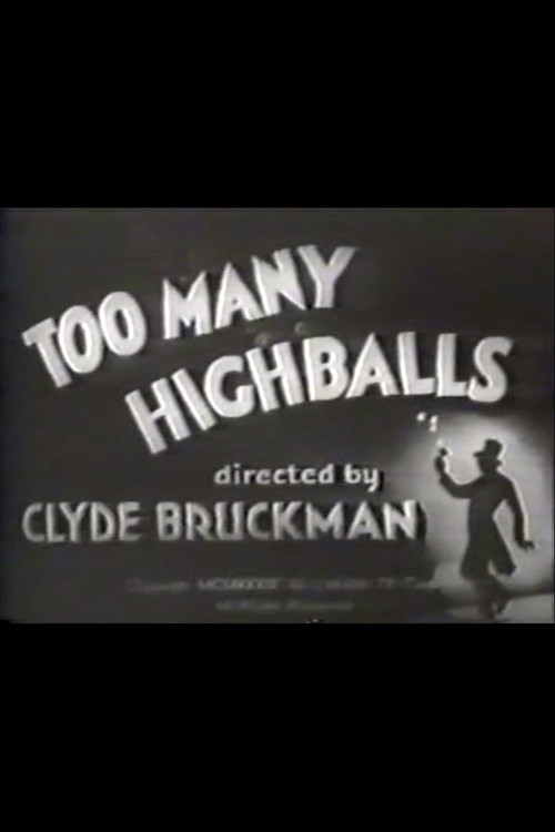 Too Many Highballs (1933) movie poster