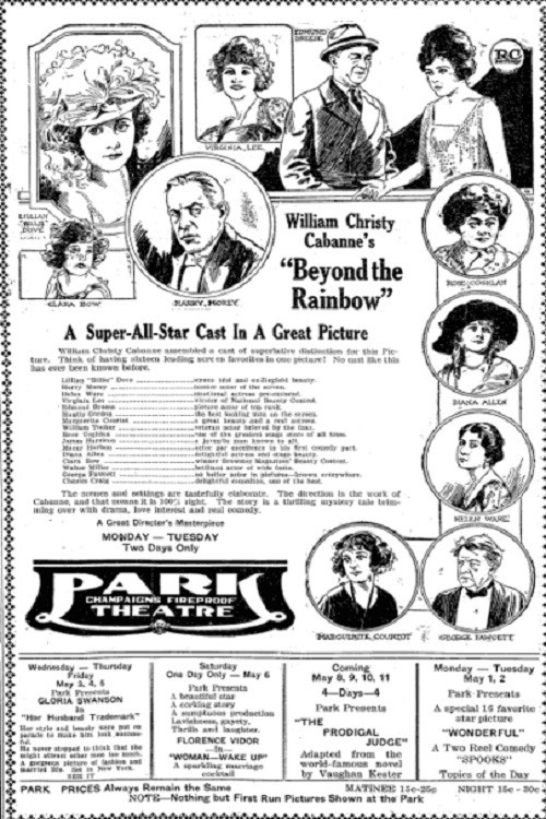 Beyond the Rainbow (1922) movie poster