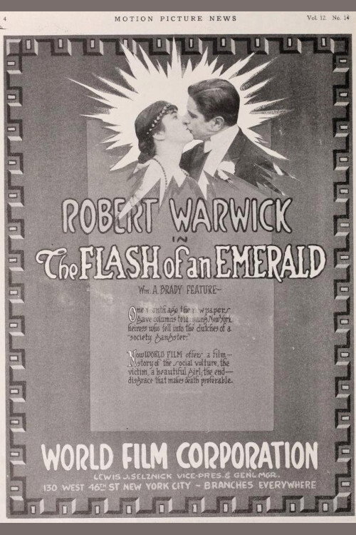 The Flash of an Emerald (1915) movie poster