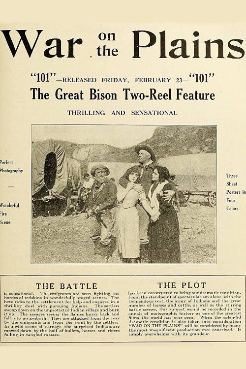 War on the Plains (1912) movie poster